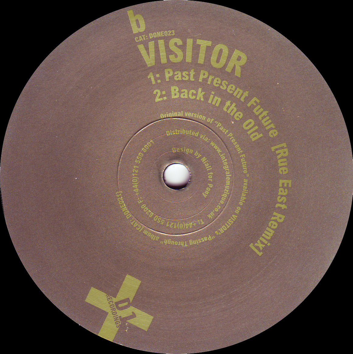 Past Present Future [Rue East Remix] | Visitor | D1