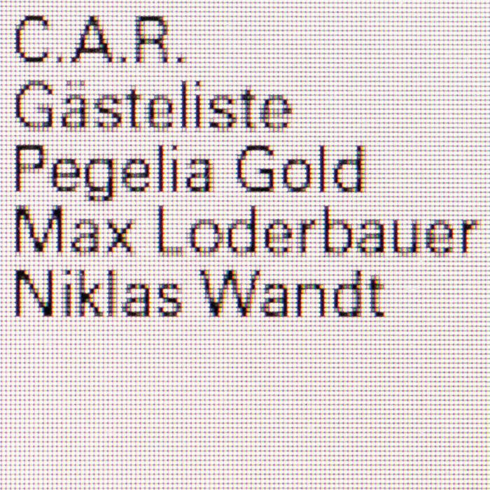 Gästeliste
by C.A.R.