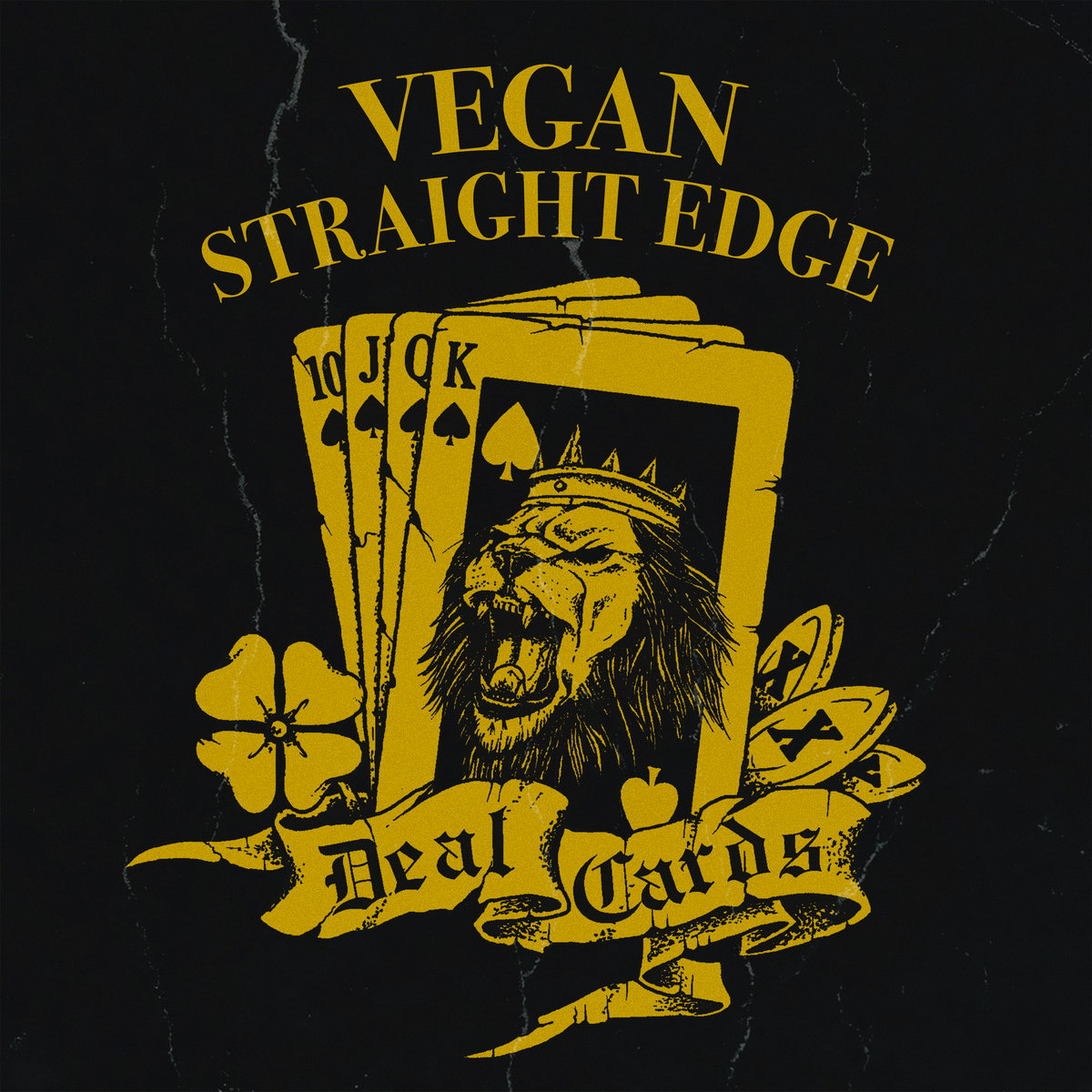 Vegan Straight Edge Deal Cards Caustic Recordings