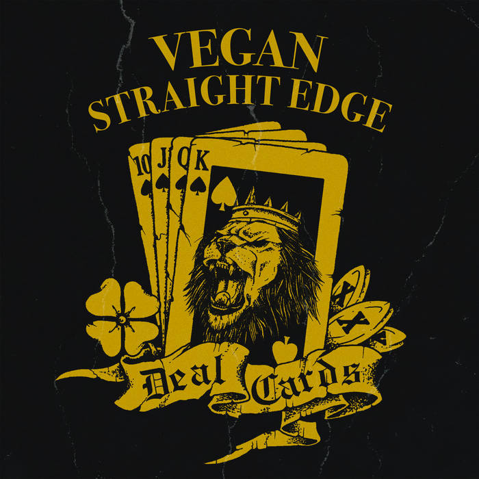 Vegan Straight Edge Deal Cards Caustic Recordings