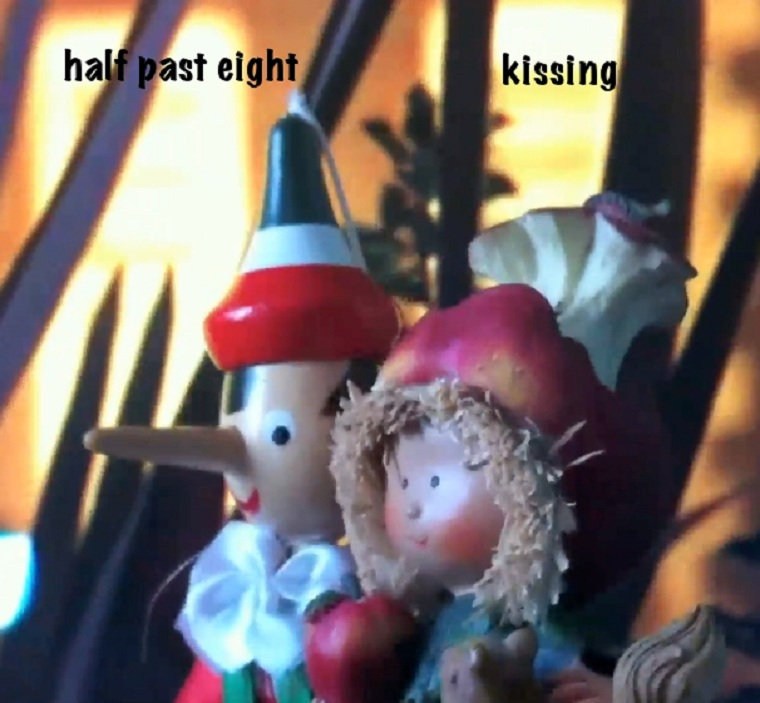 half past eight / kissing cover