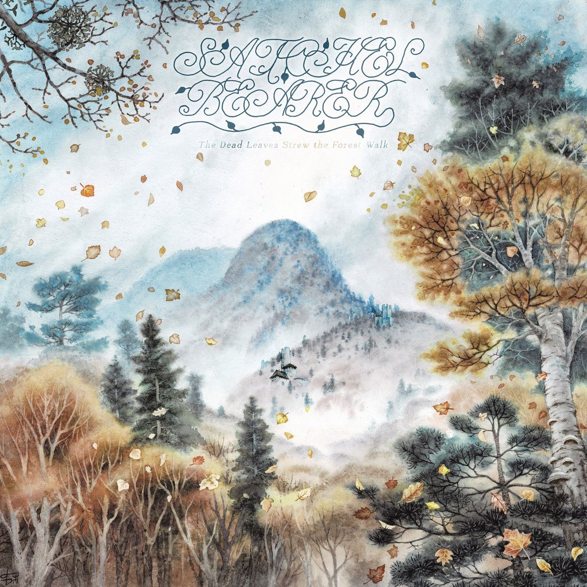 ヨーロッパ式刺繍絵タペストリー: Winter in the Mountain ヨーロッパ式刺繍絵タペストリー: Winter in the Mountain