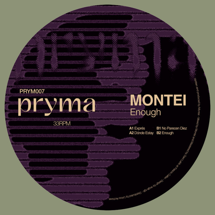 Pochette de Montei - Enough EP par Lirica Archives