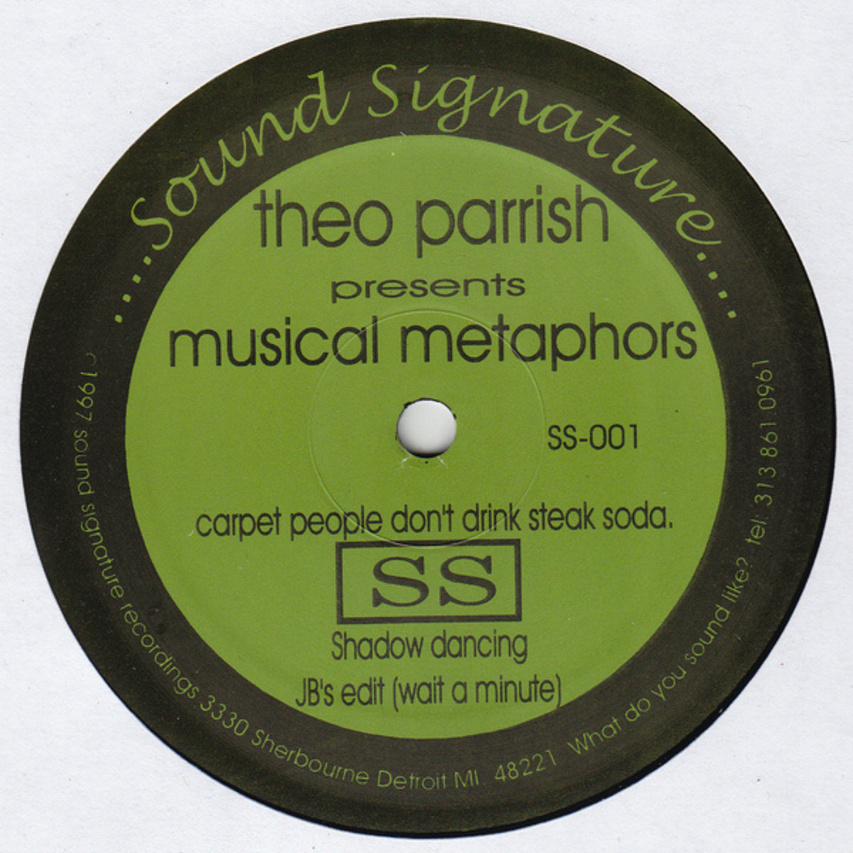 Theo Parrish / Musical Metaphors 12″ | Theo Parrish | Sound Signature