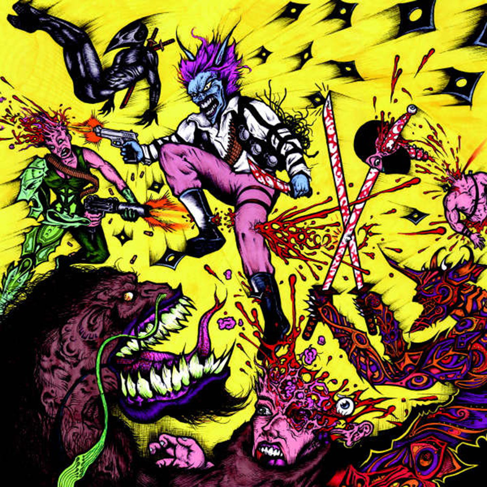 4-way split CD with Himitsu King/Bollock Swine/Crovac