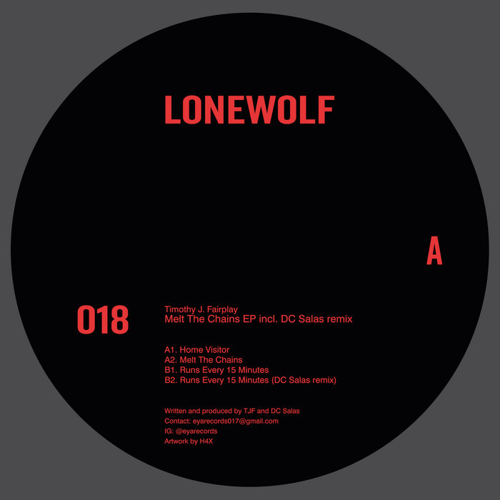 LONEWOLF018 - TIMOTHY J. FAIRPLAY 'MELT THE CHAINS EP' INCL