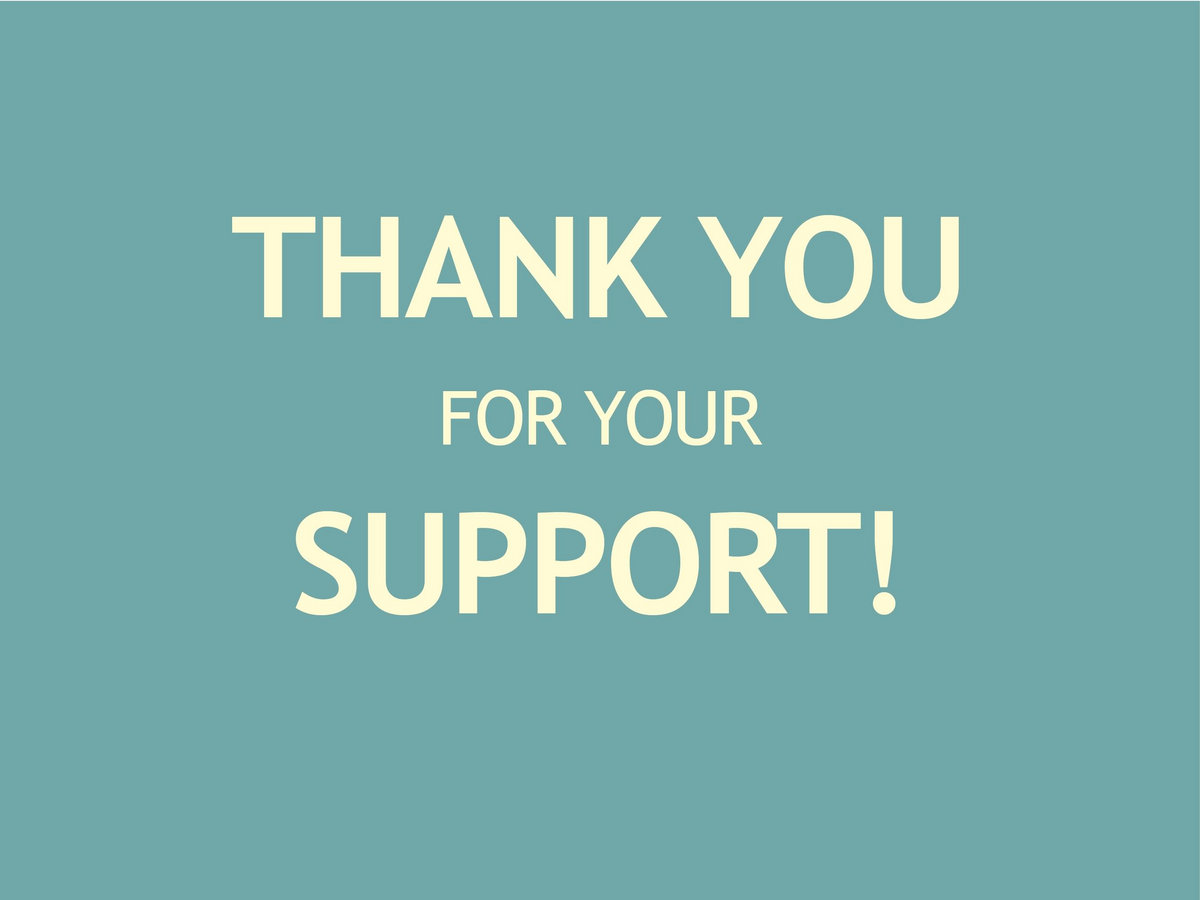 Thanks For Your Support! cover