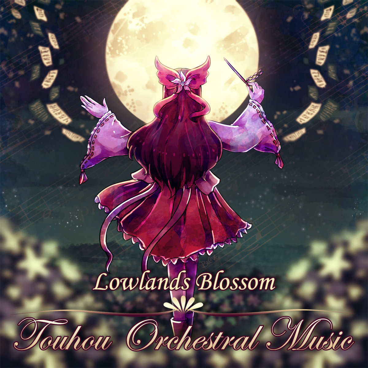 東方 Touhou Remix Pizzicato Bloom Nobly Ink Black Cherry Blossoms Border Of Life Lowlands Blossom 東方 Touhou Remix Pizzicato Bloom Nobly Ink Black Cherry Blossoms Border Of Life Lowlands Blossom