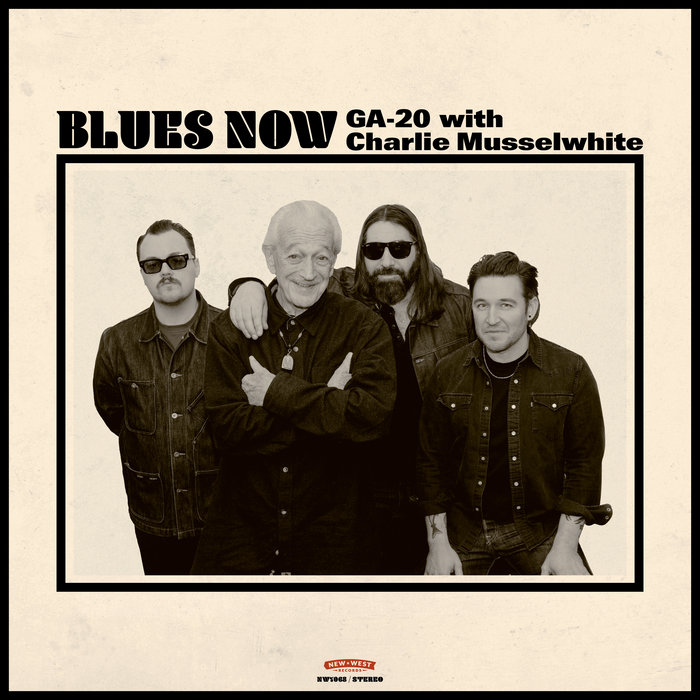 Portada oficial de BLUES NOW, de GA-20 con Charlie Musselwhite