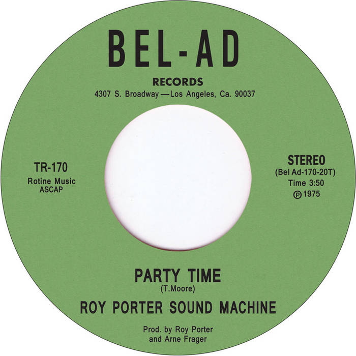 洋楽 Roy Porter / Party Time DJ Spinna edit Party Time | ROY PORTER SOUND MACHINE | Tramp Records 45s