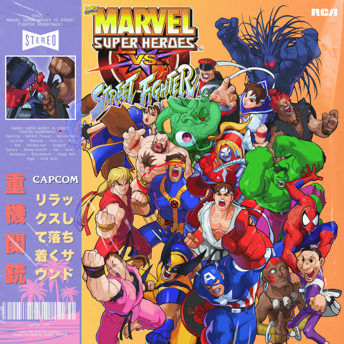 Chill 🌴 Marvel Super Heroes VS. Street Fighter 🥊 | Otorii