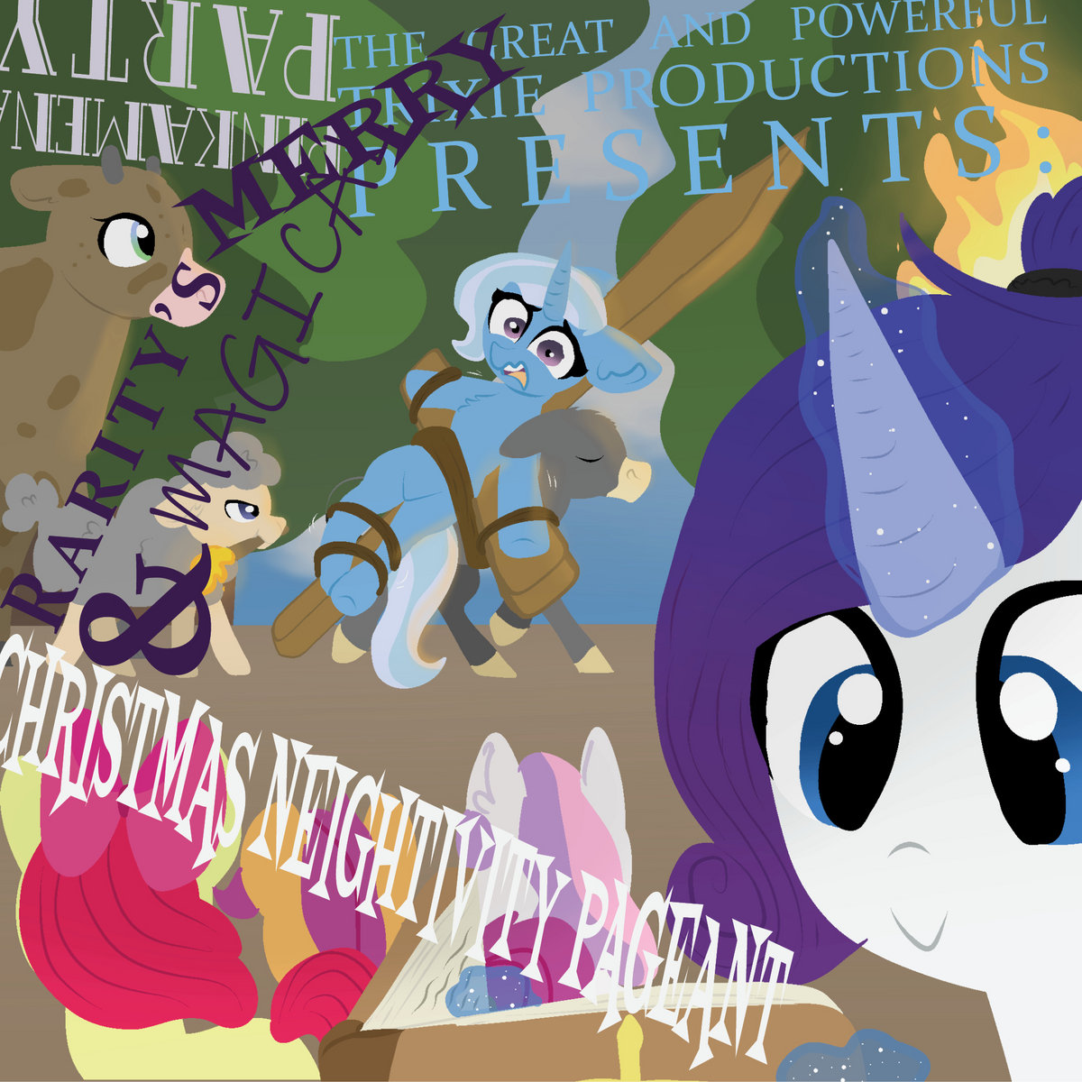 THE GREAT AND POWERFUL TRIXIE PRODUCTIONS PRESENTS: RARITY'S MERRY & MAGICAL CHRISTMAS 