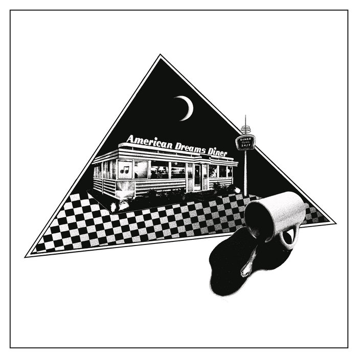 Targa In Latta Retrò Moms Diner Open 24 Hours - Cartello 20x30 Cm Per Cucina, Ristorante O Garage - Decorazione Vintage