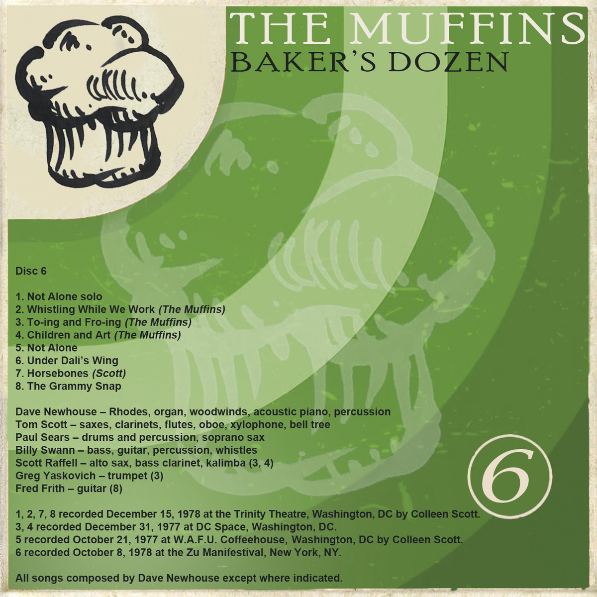 Baker's Dozen 6 [1977-1978] | The Muffins | Cuneiform Records