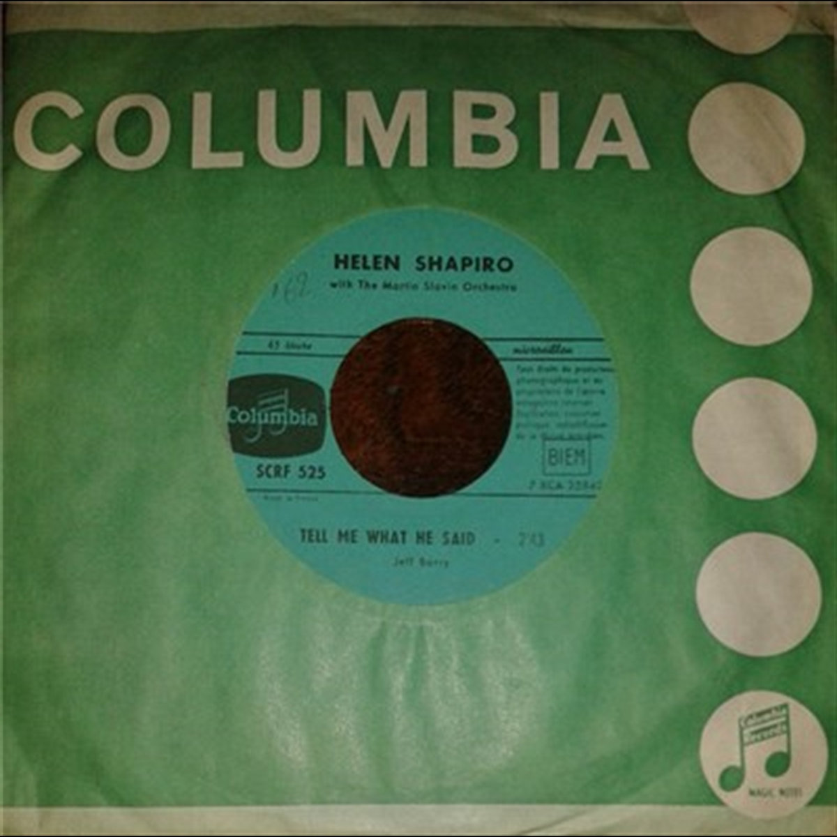 Tell Me What He Said I Apologise Helen Shapiro Tell Me What He Said I Apologise Helen Shapiro