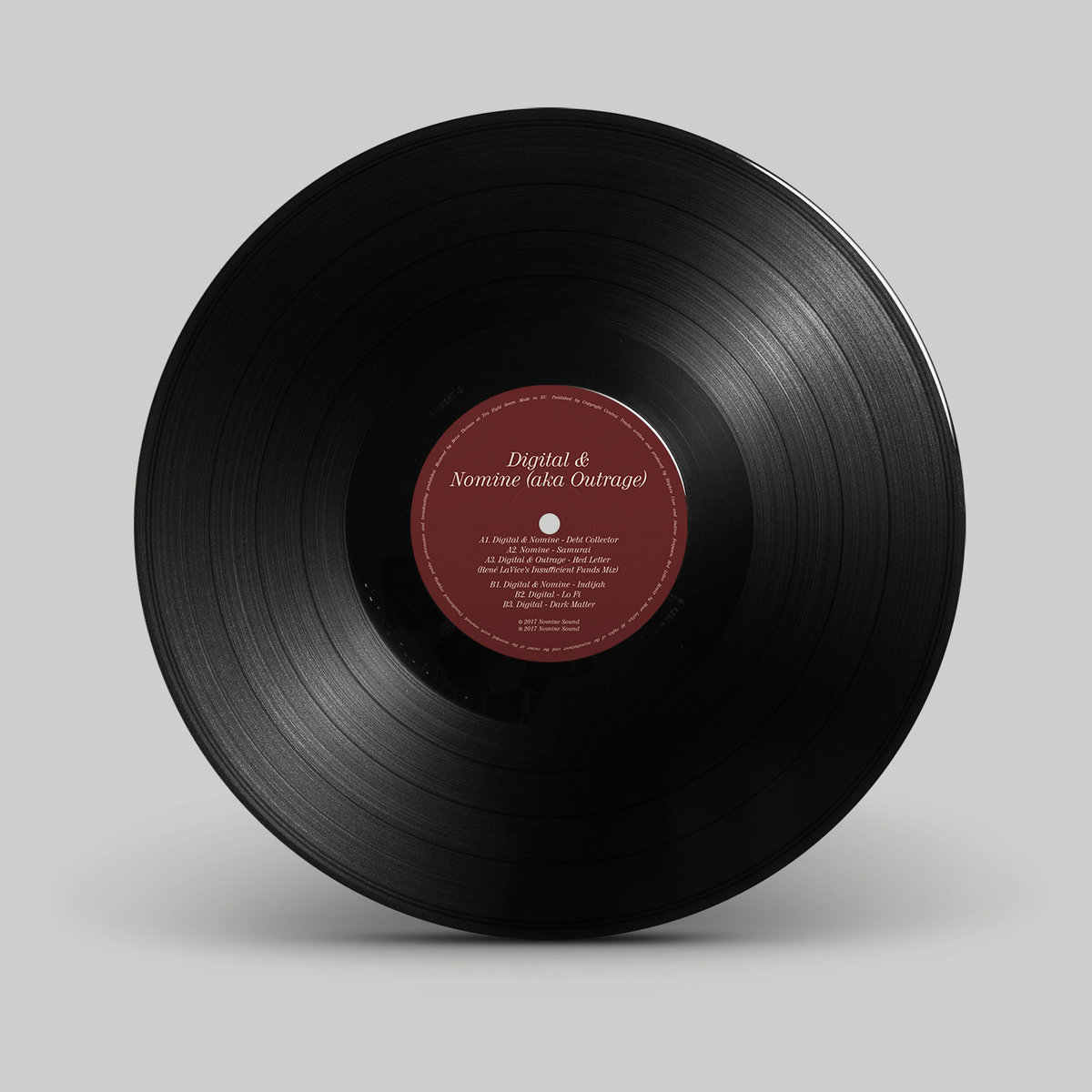Ns004 A3 Red Letter Rene La Vice Insufficient Funds Remix Digital Outrage Rene La Vice On The Remix Nomine Sound Tear Backlash Records Funback E B