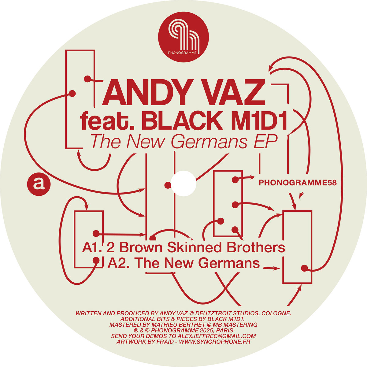 Andy Vaz Feat. Black M1D1 / The New Germans EP Andy Vaz Feat. Black M1D1 / The New Germans EP