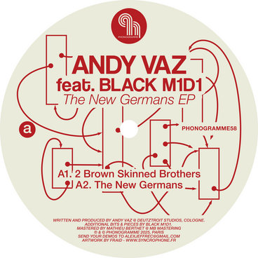 Andy Vaz Feat. Black M1D1 / The New Germans EP Andy Vaz Feat. Black M1D1 / The New Germans EP