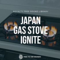 Gas Stove Sound Effects Ignite Burner Japan cover art