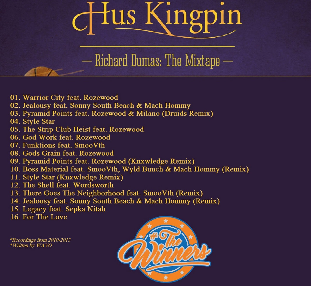 RICHARD DUMAS MIXTAPE [CD VERSION] [DIGITAL] + [VINYL] VIA LOWTECH