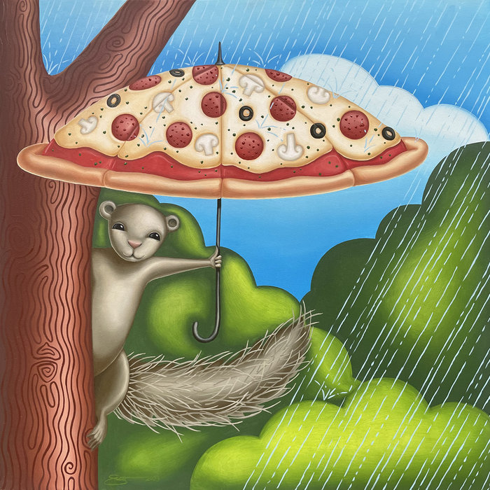 Rainy Day Pizza Delivery John Croarkin
