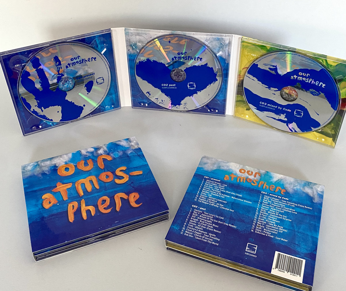 SUBTLE008CD :: Various - Our Atmosphere (3xCD Version) cover