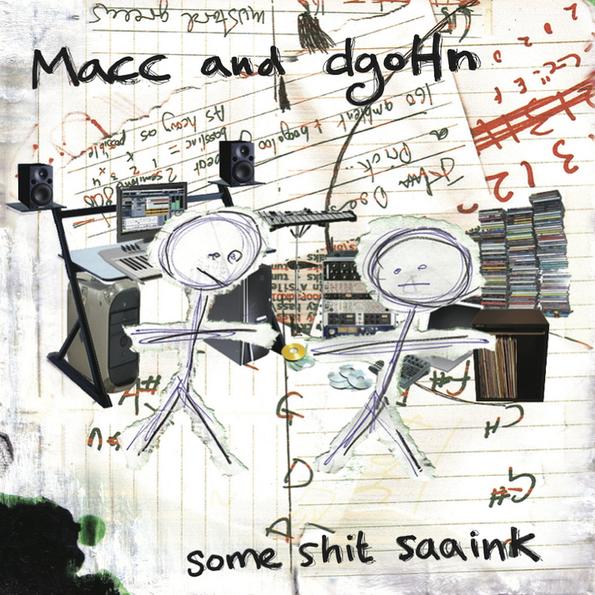 SUBTLE002CD :: Macc & dgoHn - Some Shit Saaink (CD Version) cover
