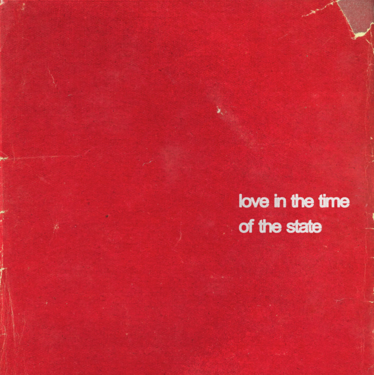 Love In The Time Of The State cover