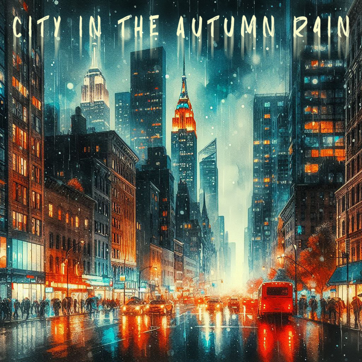 City in the Autumn Rain (Vintage Glamor Romantic Jazz)