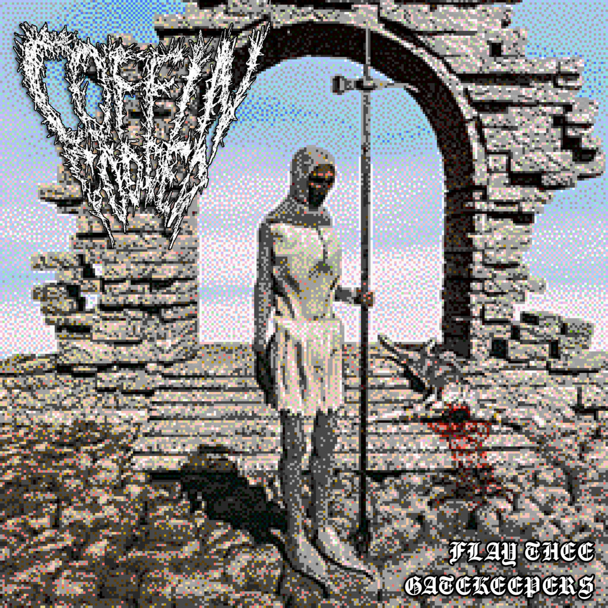 Flay Thee Gatekeepers EP artwork by Coffin Fodder