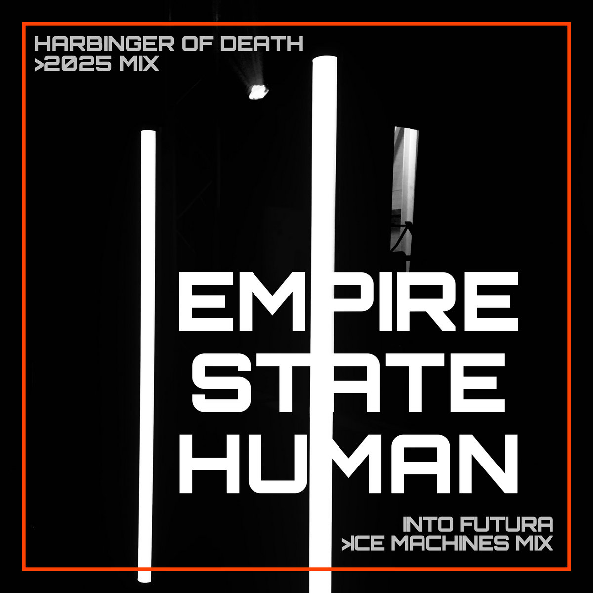 'Harbinger Of Death (2025 Mix) & 'Into Futura (Ice Machines Mix)' cover