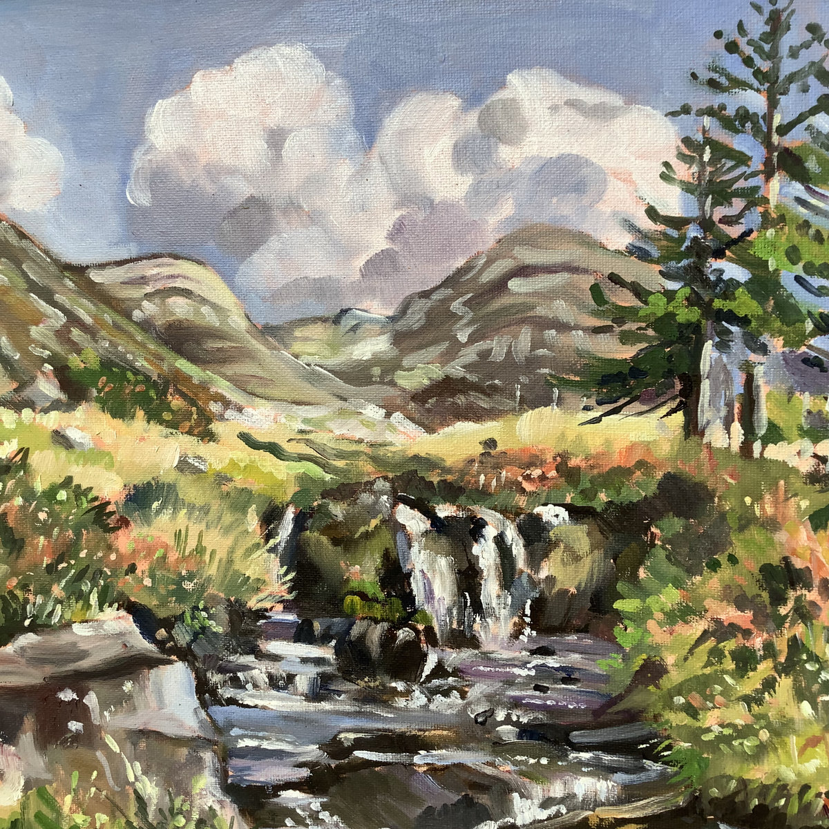 By the waterfall cover