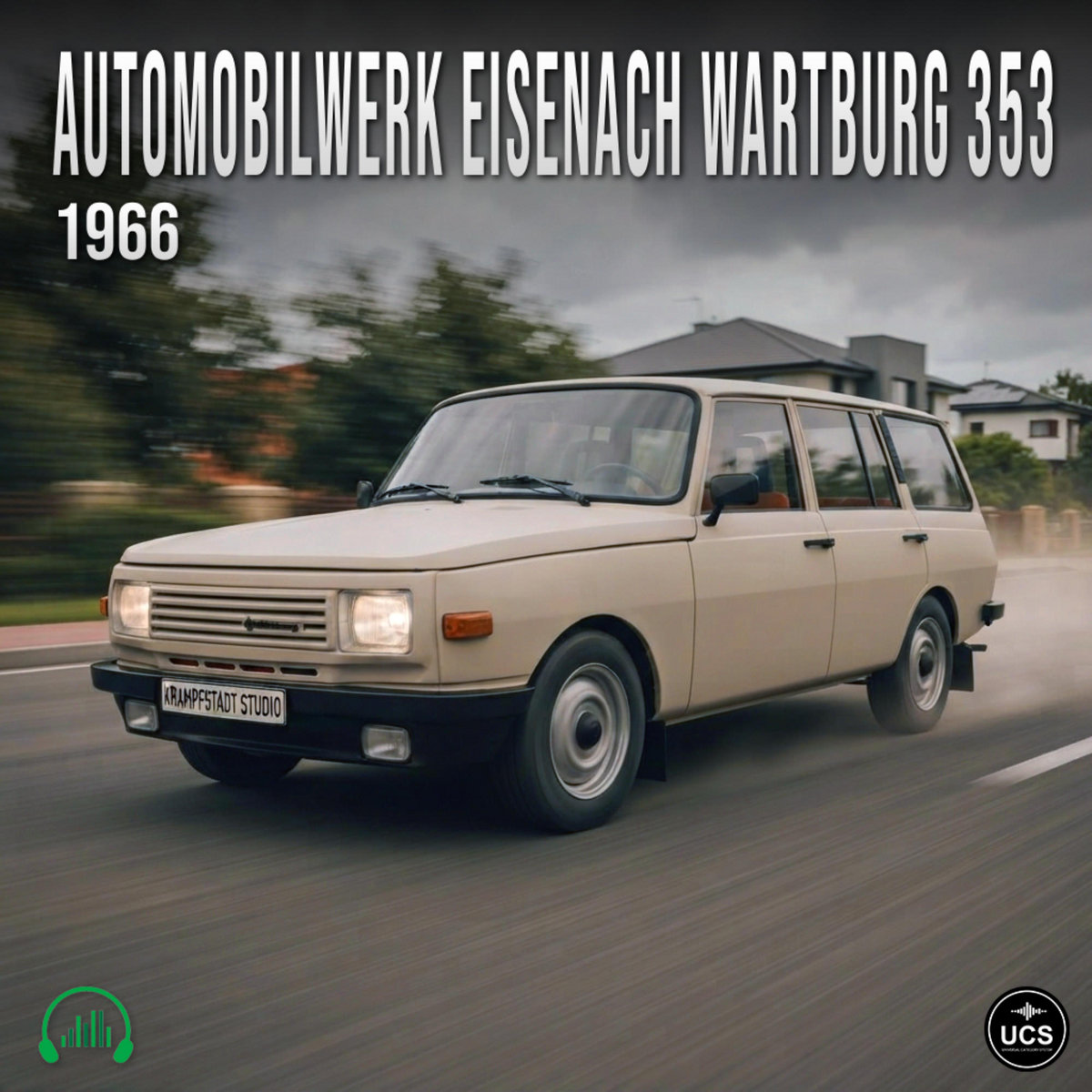 Automobilwerk Eisenach Wartburg 353 1966 Compact Car