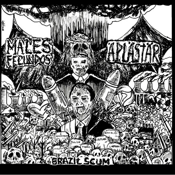 BRAZIL SCUM - Split com ÄPLÄSTÄR