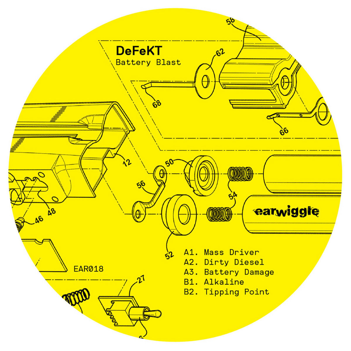 DeFeKT - BATTERY BLAST EP cover
